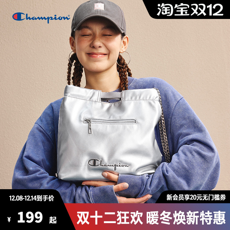 Champion冠军斜挎包女单肩包2025新款双肩包休闲托特手提包包
