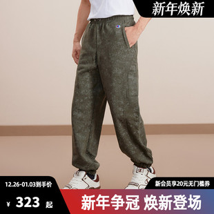 Champion冠军卫裤 boy系列 男美式 束脚裤 运动裤 休闲长裤 City