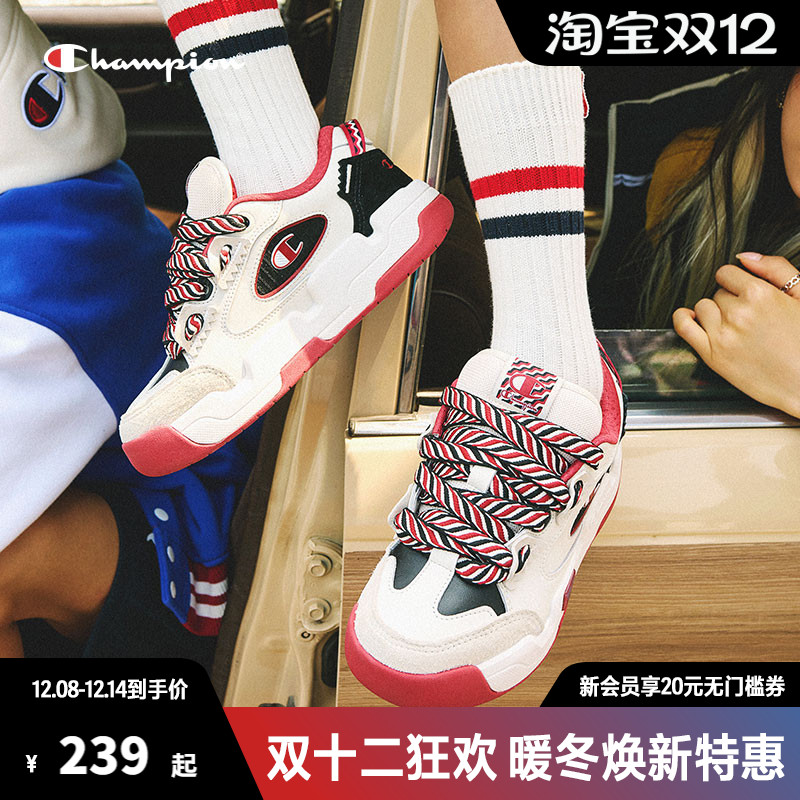 CHAMPION冠军小白鞋面包鞋