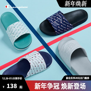新款 夏季 透气运动拖鞋 外穿凉拖鞋 男 Champion冠军女鞋 厚底拖鞋 拖鞋