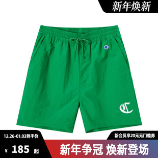 休闲透气裤 Champion冠军短裤 刺绣logo运动五分裤 新款 子女 男25夏季