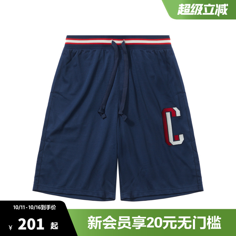 Champion冠军刺绣字母LOGO运动短裤男夏季纯棉宽松五分裤休闲透气