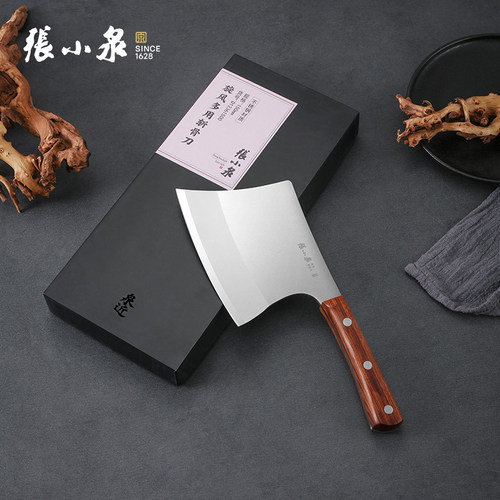 张小泉斩骨刀家用厨房不锈钢砍骨刀木柄大刀礼品装