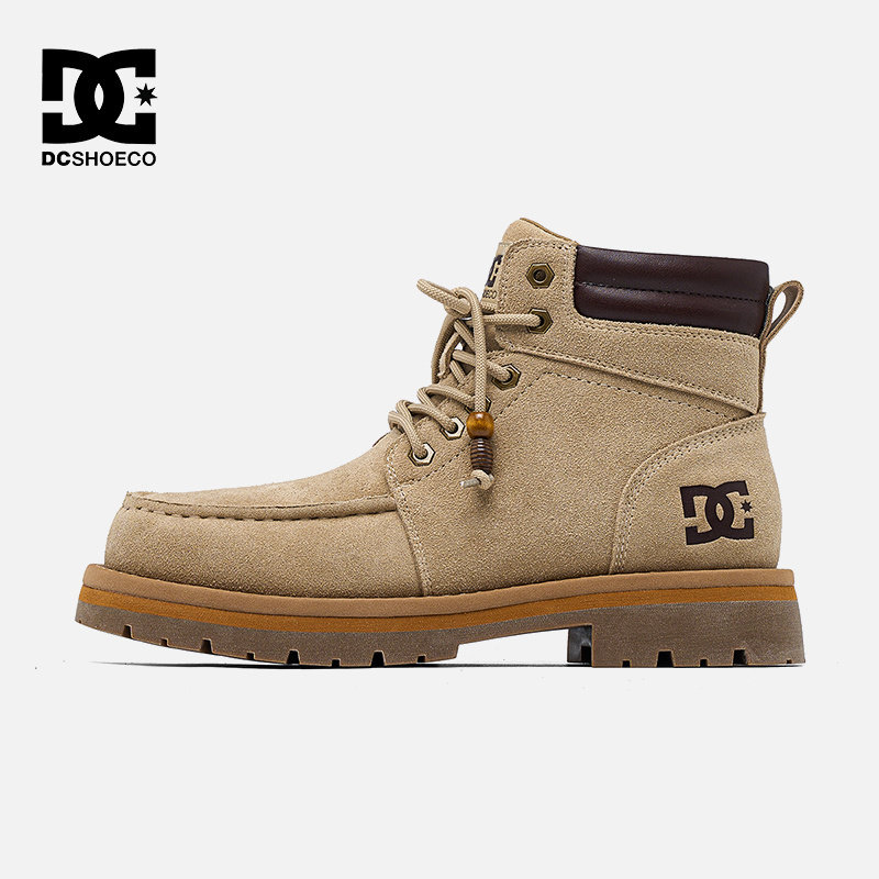 DC SHOESNORDA GRIT 2025秋季新款真皮厚底马丁靴休闲工装靴男款