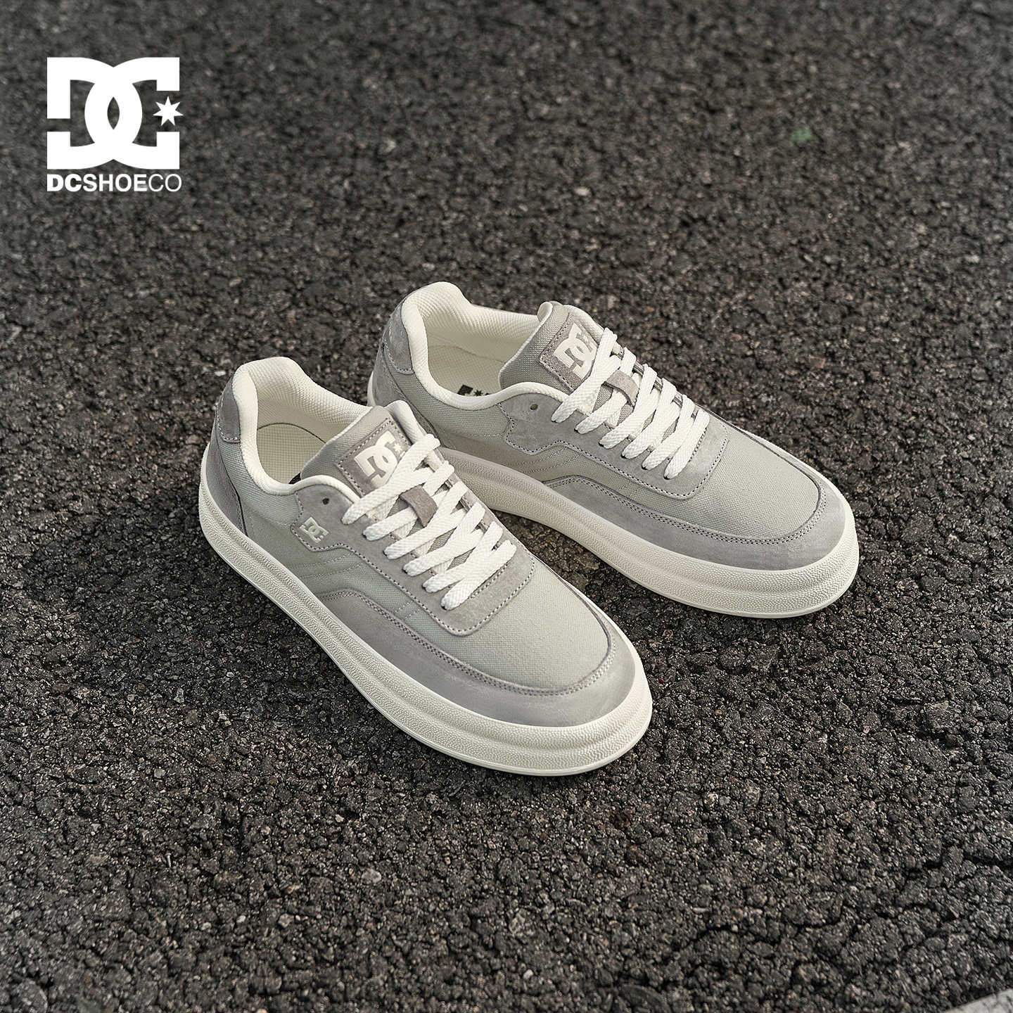 DCSHOES夏季薄款透气帆布鞋男鞋图片