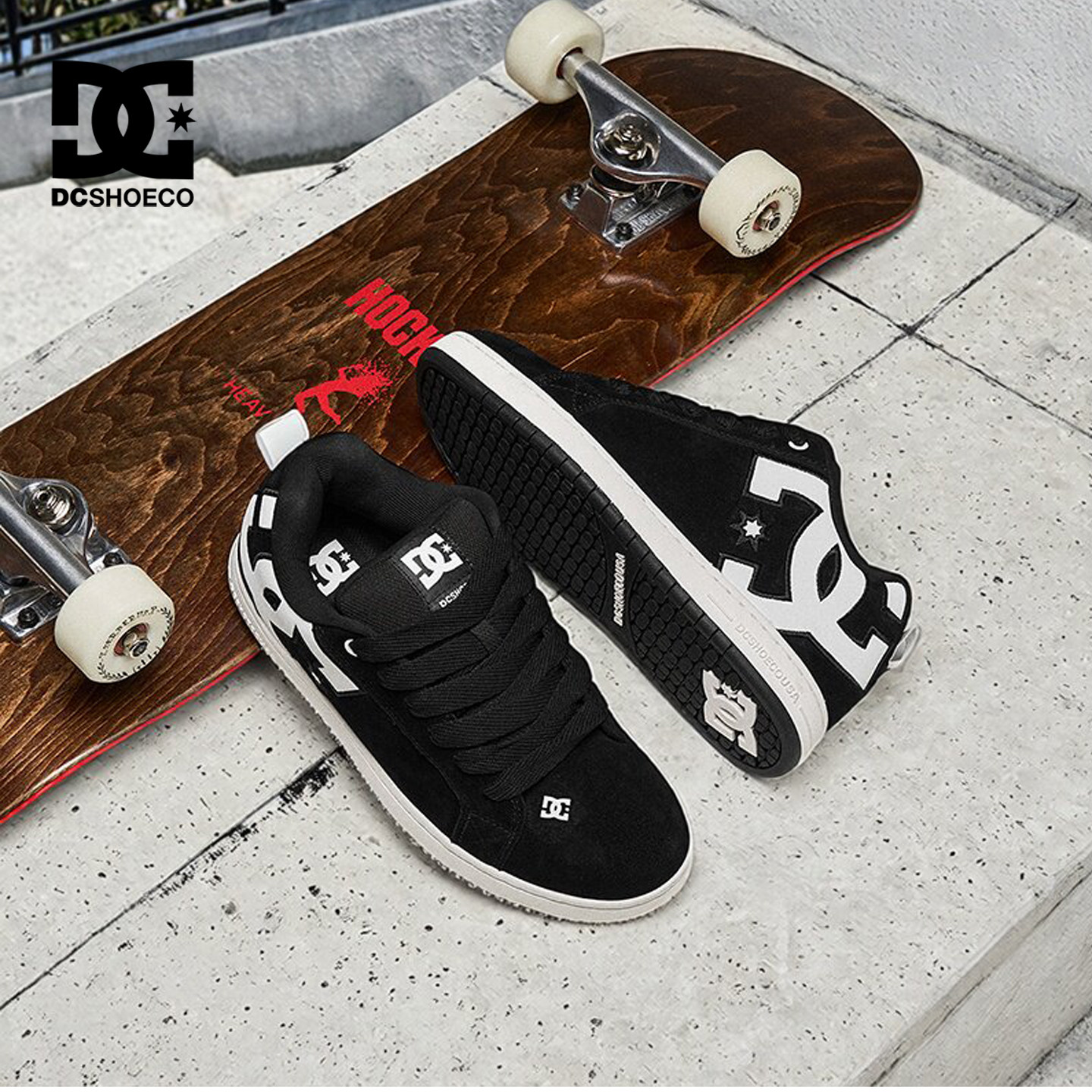 DCSHOES GRAFFIK PRO26秋季新款面包鞋经典男鞋防滑专业滑板鞋图片