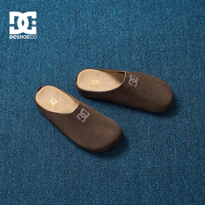 DCSHOES CORK 26夏季新款真皮包头半拖懒人一脚蹬舒适拖鞋勃肯鞋