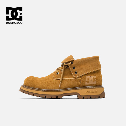 DC SHOES KRYSSA EDGE 25秋冬新款翻盖马丁靴男靴真皮靴子大黄靴