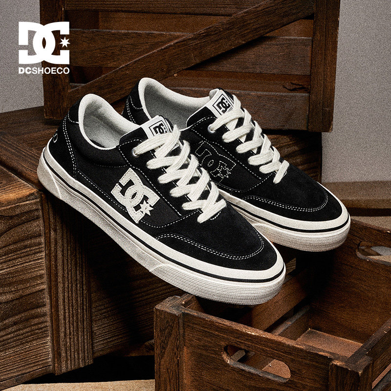 DCSHOES CANVAS夏季新款经典黑色耐磨运动板鞋透气流行复古休闲鞋