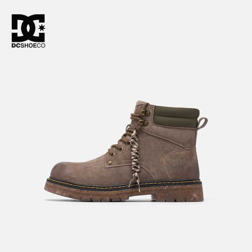 DCSHOES DURHAM2026年秋季新款马丁靴男款工装靴大头德比马丁靴男