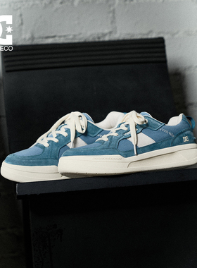 DCSHOES KAGA 2026夏季新款厚底男鞋蓝色板鞋舒适透气休闲鞋男款