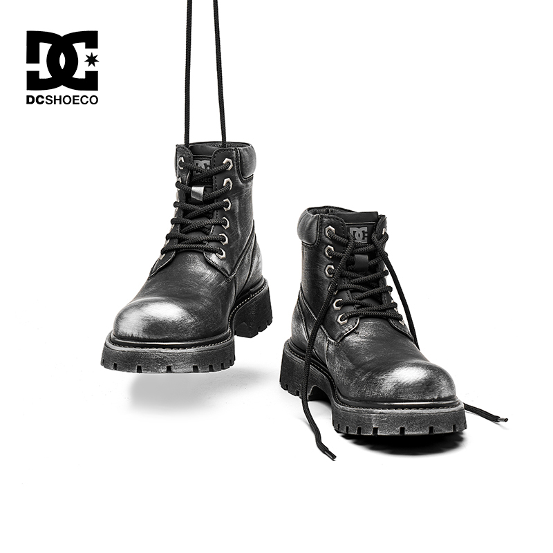 DC SHOESLUMOS EDGE 马丁靴男款皮靴秋冬新款工装机车休闲靴子