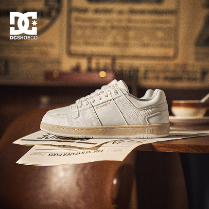 DCSHOES MARLOW LUX 26春季新款老钱风真皮男鞋百搭平底鞋休闲鞋