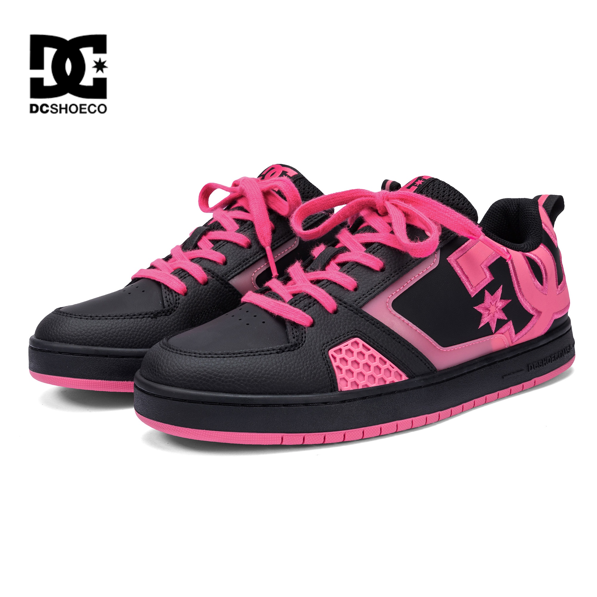 DC SHOES GRAFFIK VAPOR CAS黑粉撞色街头潮流板鞋男鸳鸯鞋底男鞋