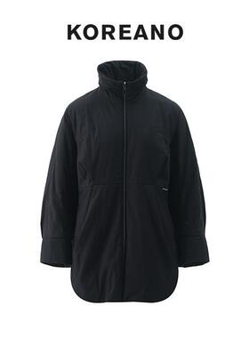 【KOREANO】冬季石墨黑棉感结构棉服 【H】 MZ3702(UN)