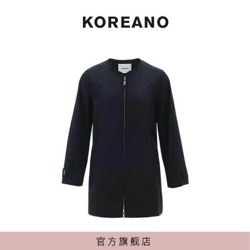 【KOREANO】春秋时尚商旅百搭宽松H型风衣26R2-FW6341(JUN)B