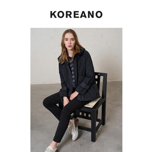 MS7277 连帽轻薄型夹棉棉服 冬季 KOREANO