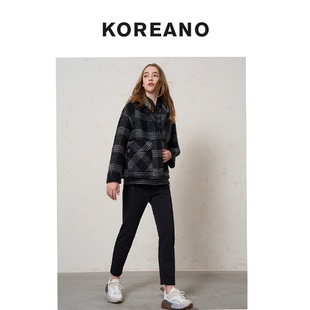 KOREANO KT6581 冬季 小脚裤 石墨黑经典
