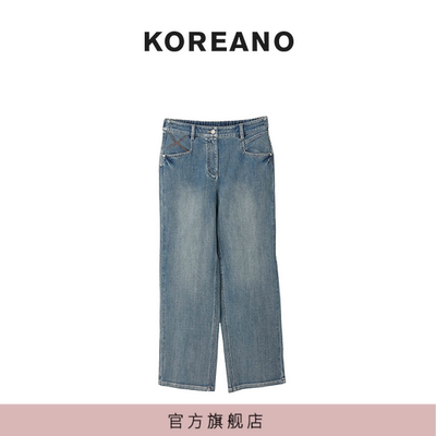 【KOREANO】春秋经典水洗高弹舒适(N)单裤26R1-KN6071(JUN)G