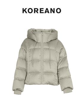 【KOREANO】冬季银灰色羽绒服 【H】 YS49018(JUN)G
