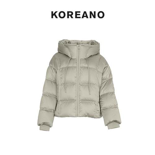 【KOREANO】冬季银灰色羽绒服 【H】 YS49018(JUN)G