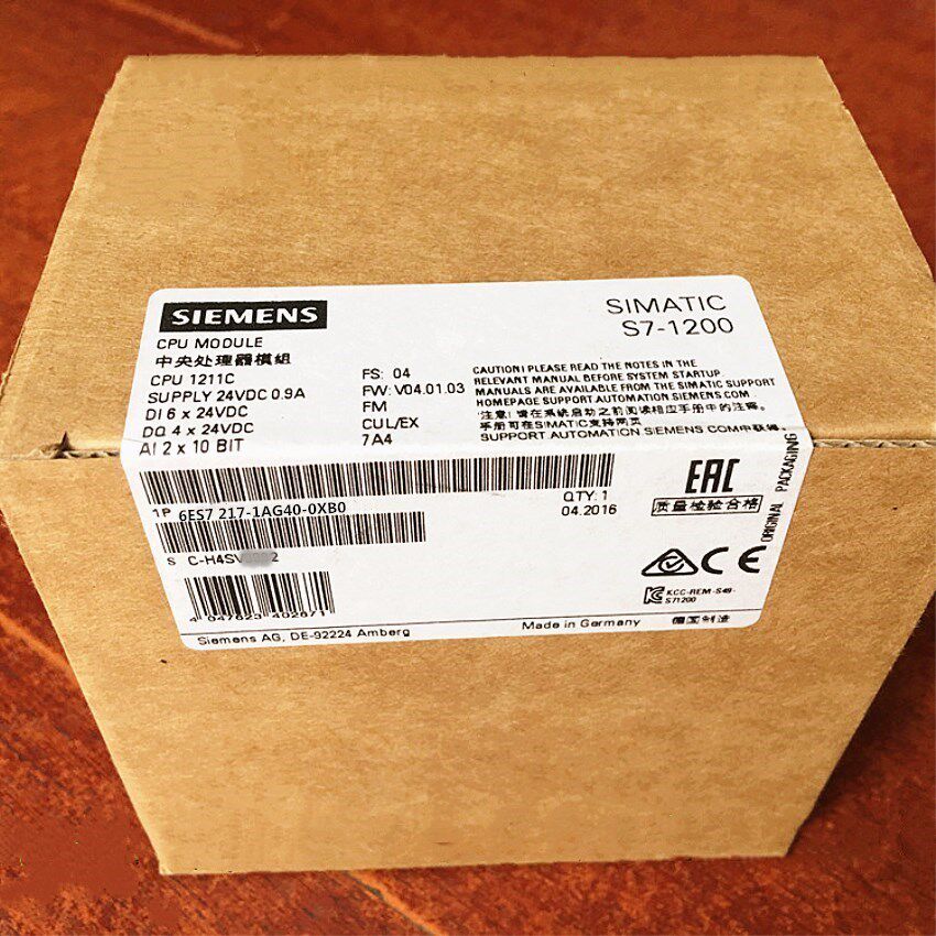 6ES7217-1AG40-0XB0 S7-1200 PLC模块CPU 1217C 6ES72171AG400XB0