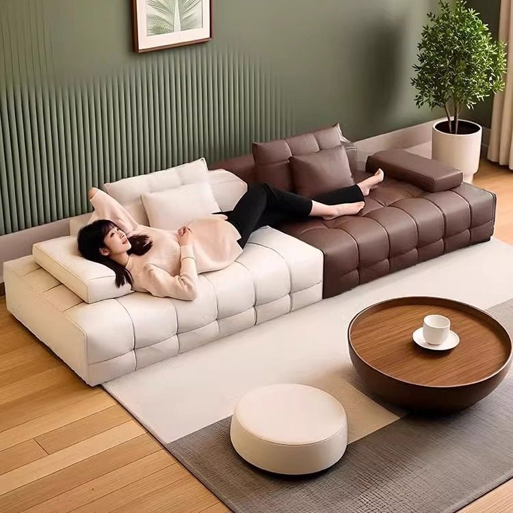 意式极简轻奢劳伦斯超纤皮沙发皮革大小户型民宿别墅客厅组合模块,模玩/动漫/周边/娃圈三坑/桌游,文化/体育周边,淘宝优惠券,粉丝福利购,淘宝优惠卷