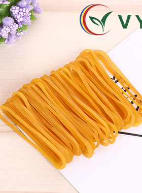 厂家批发越南越意VYR38*1.4扁办公文具用黄色橡皮筋橡胶圈橡皮圈