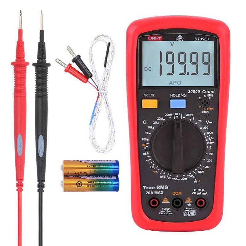 优利德（UNI-T）UT39E  GAO精度数字万用表 万能表 电工表 UT39E