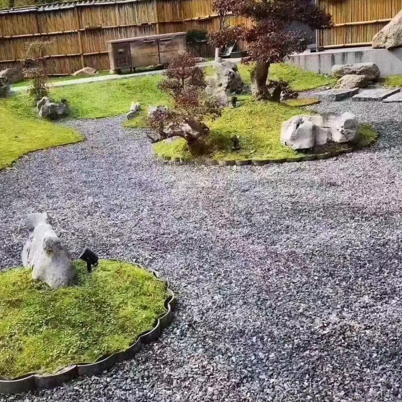 厂家直销现货批发天然黑色灰色砾石水洗石铺路石庭院造景小石子