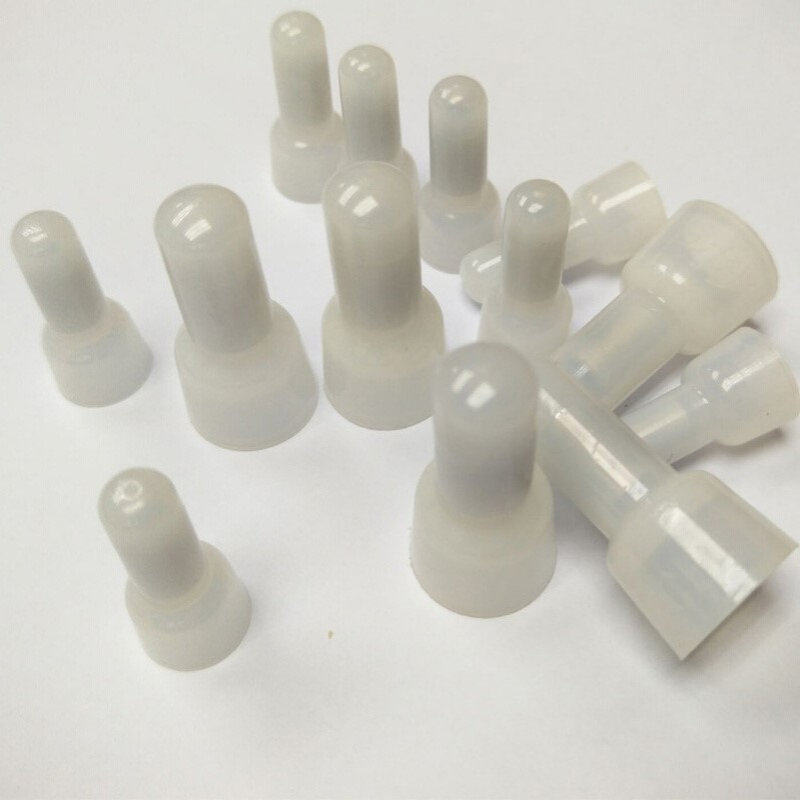 尼龙白色闭端端子CE-2 闭端接线子 压线帽 铜管接线帽 闭端子