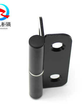 枝久HT109-1铁电泳黑上下可脱卸铰链电柜箱304不锈钢平开合页加厚