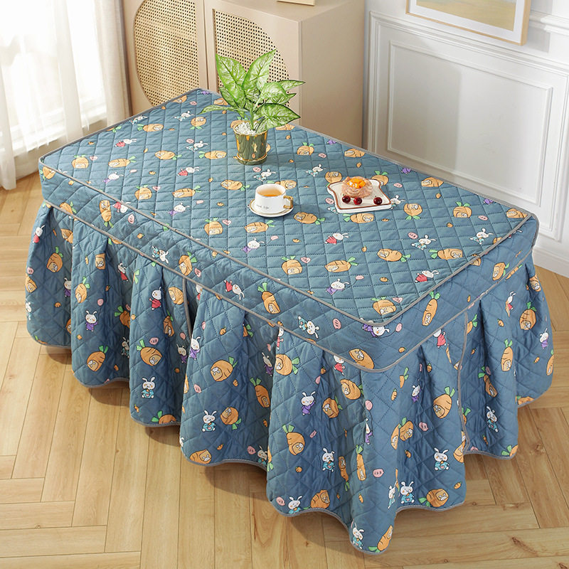 优选新款烤火桌子罩套烤火炉被长方形茶几桌布冬季电暖桌麻将机电