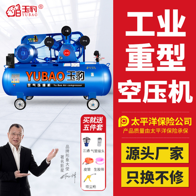 优选空压机工业级大型380V高压打气泵小型220V喷漆气磅汽修空气压