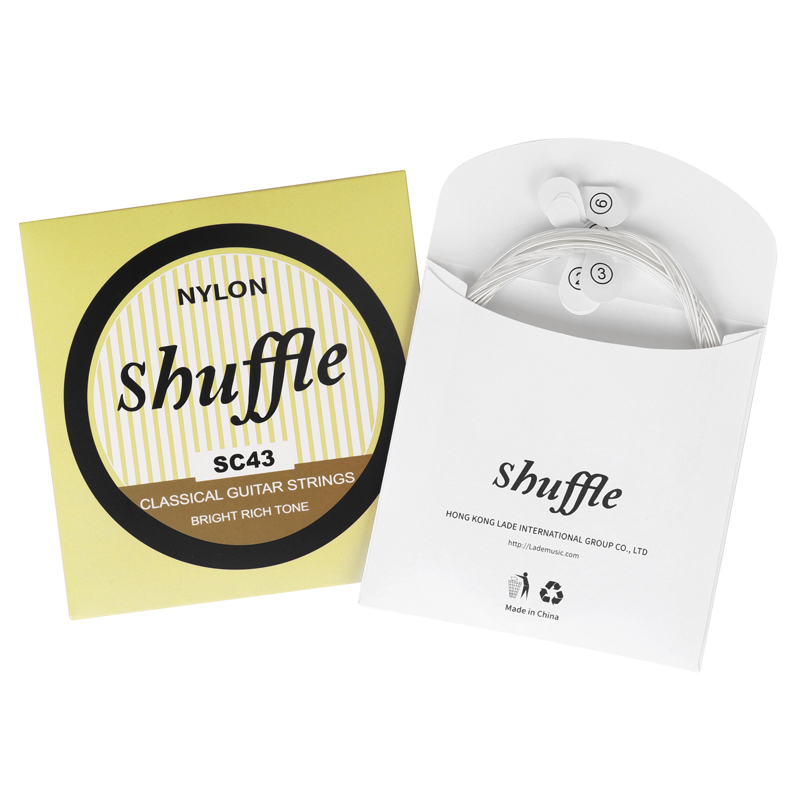 shuffle古典吉他琴弦木吉他弦SC43铜合金吉他套弦一套6根吉他琴弦