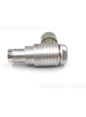 深圳工厂直销WSO弯式推拉自锁防水连接器 产品兼容FISCHER 费舍尔