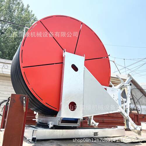 560农用水喷灌机大型农用地机 自浇走式卷盘节喷 灌机