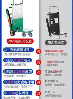 电动爬楼机NIH楼履带式搬运车爬自动上楼家梯神器家电搬可折叠爬