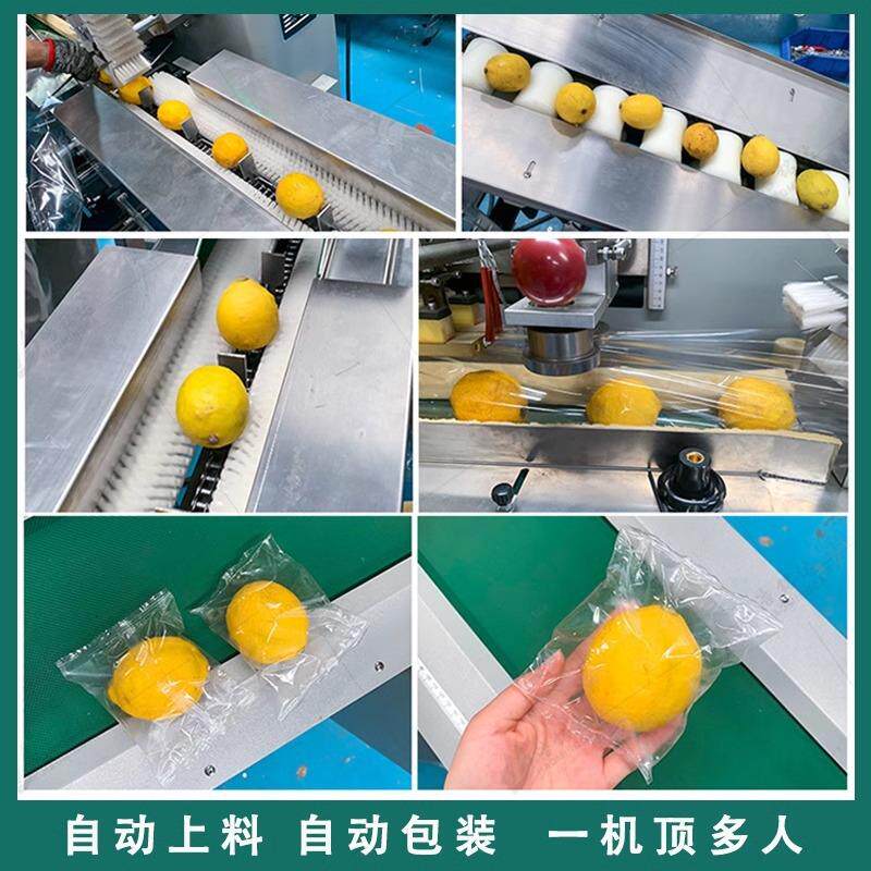 自动上水果包装机  罗汉果脐橙装袋封口机金桔柠全料檬枕689式包