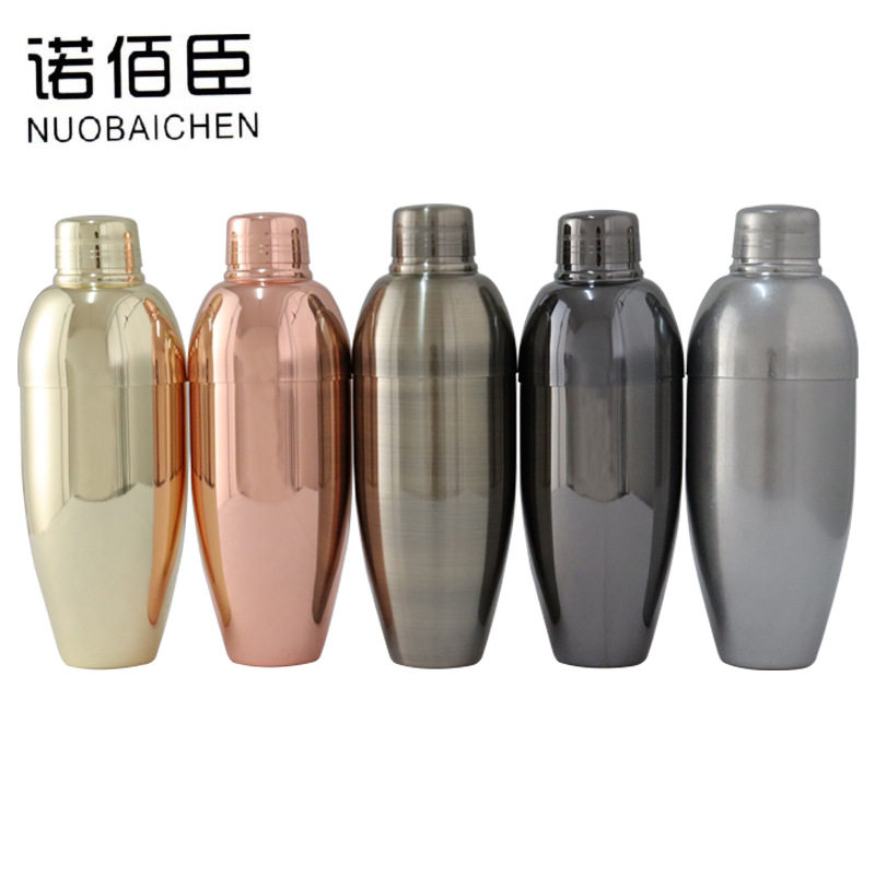 酒吧700ml调酒器三段式美式摇酒壶套装大号日式雪克壶调酒师工具