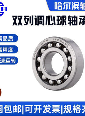 现货 HRB哈尔滨双排 调心球轴承1306 1307 AKTN 型号齐全
