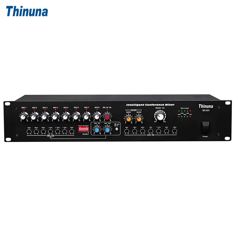 Thinuna MG-831 12路多功能话筒防啸叫混音器礼堂清吧会议室,模玩/动漫/周边/娃圈三坑/桌游,文化/体育周边,淘宝优惠券,粉丝福利购,淘宝优惠卷