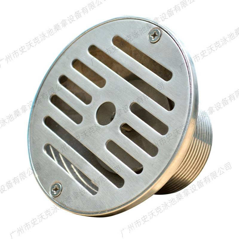游泳池304不锈钢回水口水池浴池设备主排水SP1424出水口排给水器