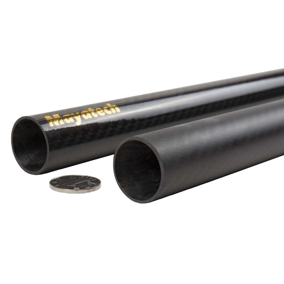 Mayatech 3K碳纤维管22*20/25*23/30*26mm斜纹碳纤管多轴机臂