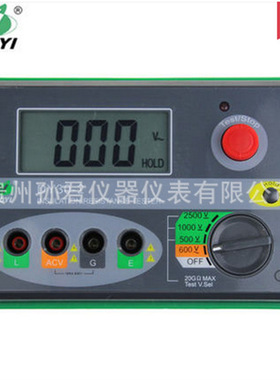 多一 绝缘电阻测试仪数字兆欧表DY30-1/2 500V1000V2500V绝缘摇表