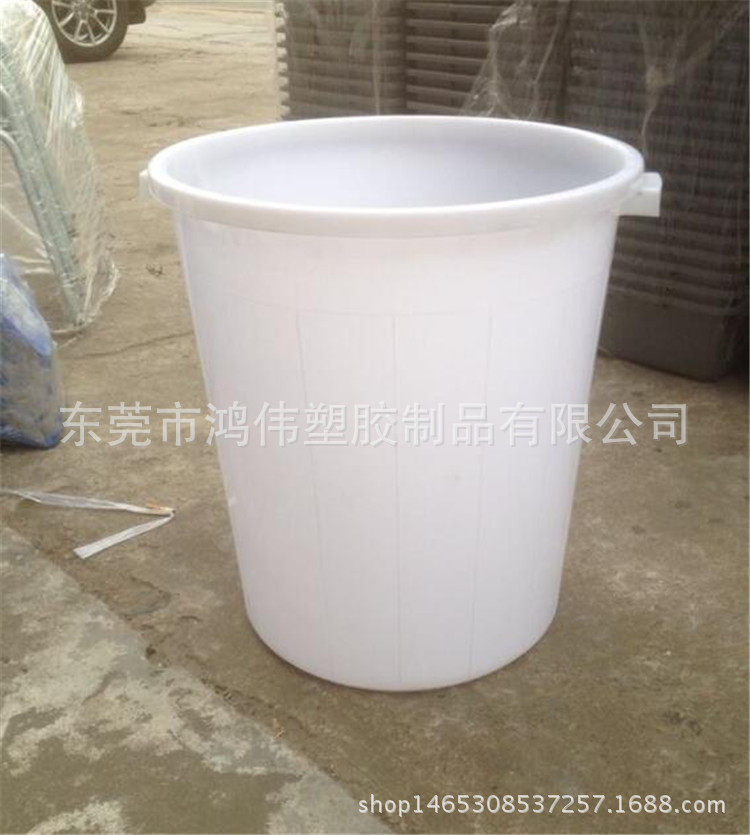 200升塑料大白桶 塑料垃圾桶 200L白色胶桶
