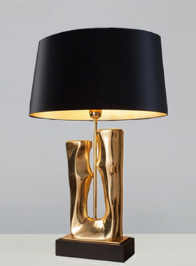 北欧时尚轻奢简约设计师后现代台灯美式创意艺术陶瓷台灯灯具