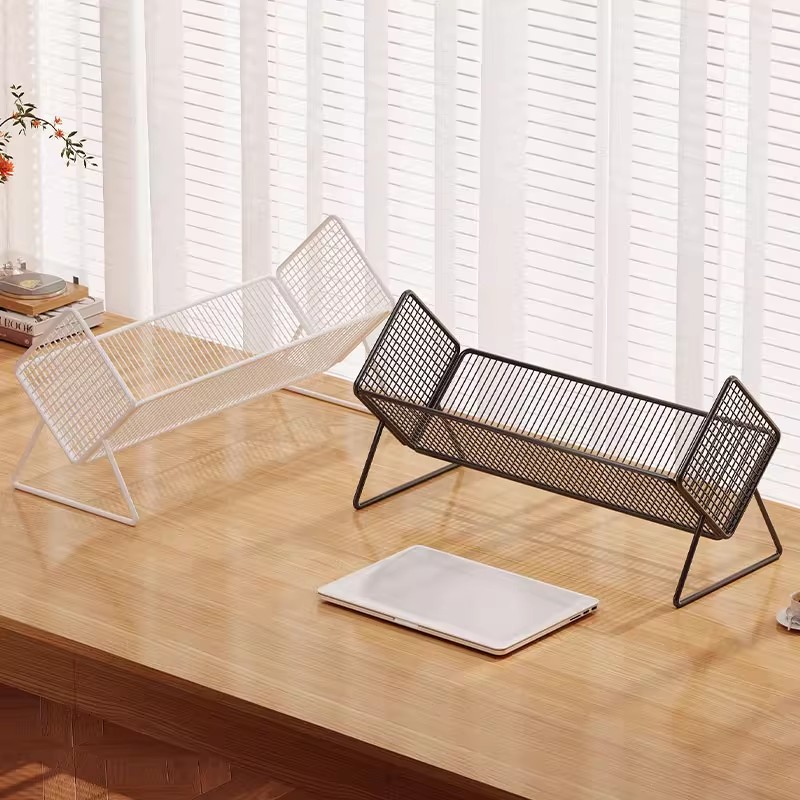 桌面书架小书柜置物架学生床头桌上书本收纳简易飘窗窗头书立架子