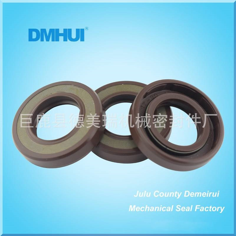 DMHUI氟橡胶骨架油封耐高温高压耐磨油封液压泵马达油封30*48*6