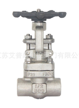 J11/61W-800LB手动截止阀 F304不锈钢螺纹焊接高温高压气体截止阀